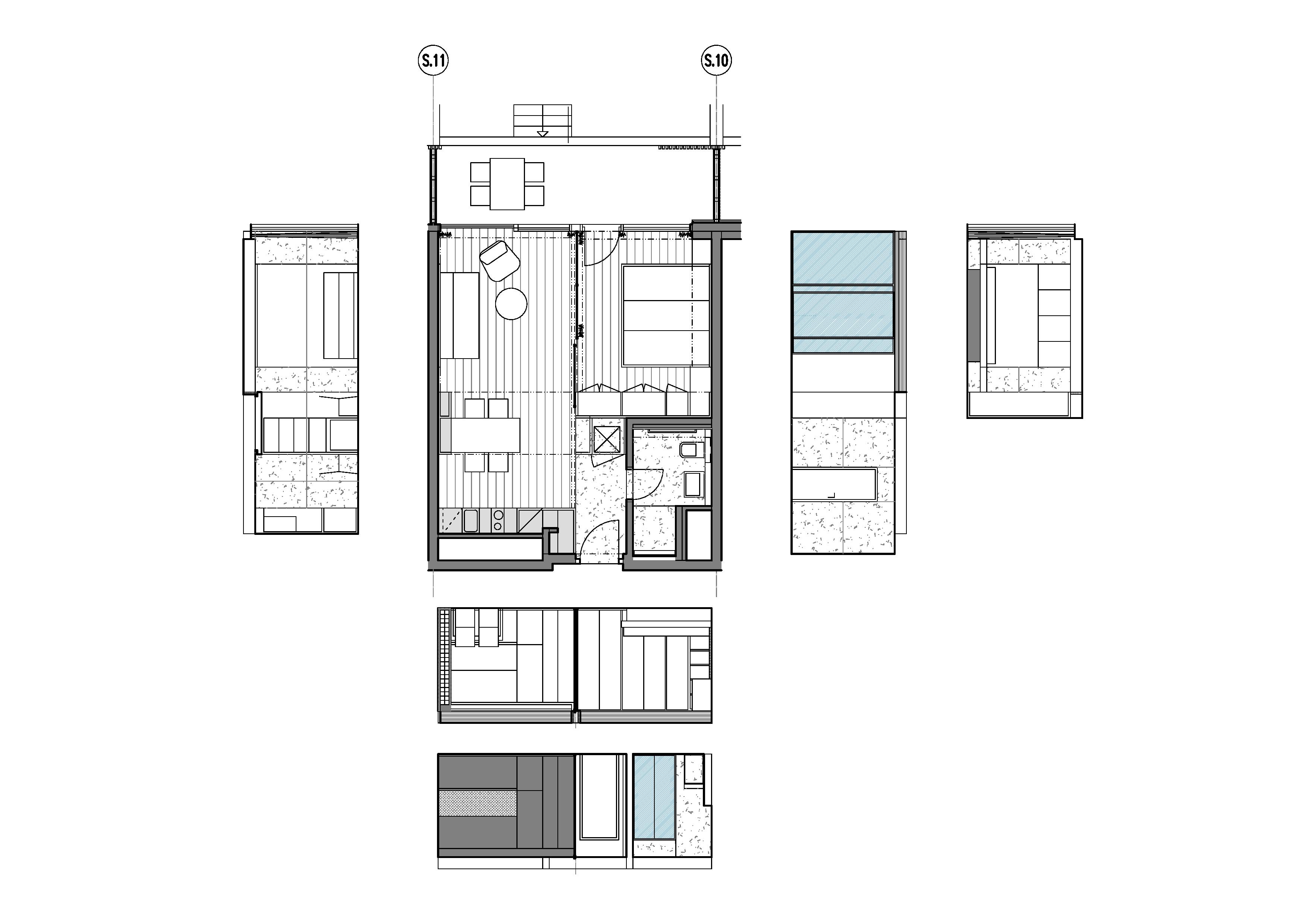 návrh interiéru apartmánu