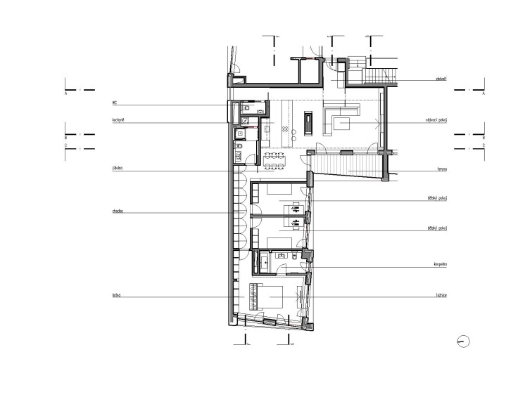 plan of the apartment