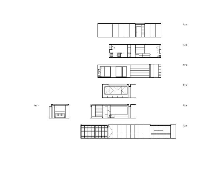 selected sections / views